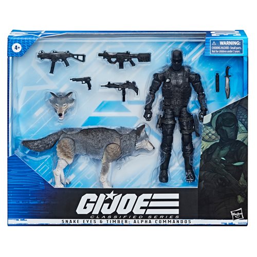 GI Joe Snake Eyes & Timber フィギュアセット Amazon | G.I.ジョーウルフ クラシファイドシリーズ スネーク