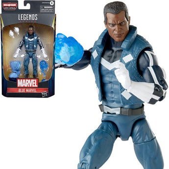 Avengers Comic Marvel Legends Blue Marvel 6-Inch Action Figure (Controller BAF)