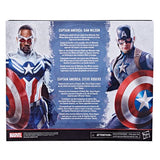 Avengers Marvel Legends 6-Inch Captain America Sam Wilson and Steve Rogers Action Figures 2-Pack