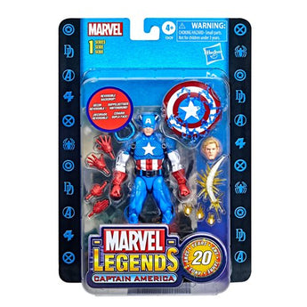 Marvel Legends Series 20th Anniversary Series 1 Captain America 6-inch Action Figure