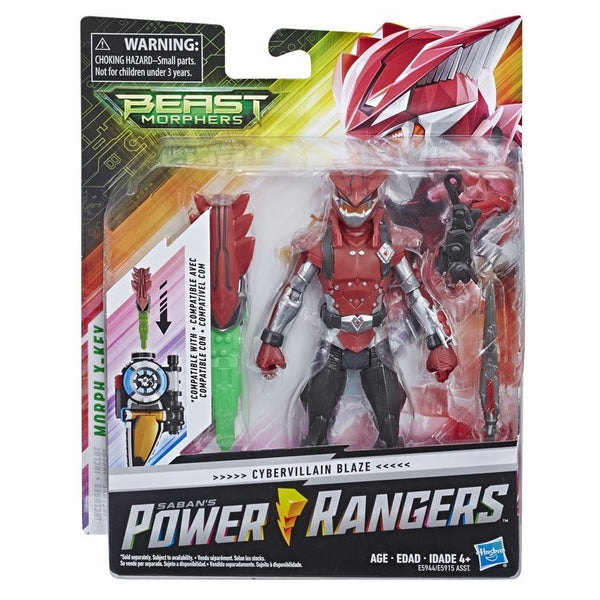 Power Rangers Basic 6-Inch Action Figures Wave 1 - Cybervillain Blaze