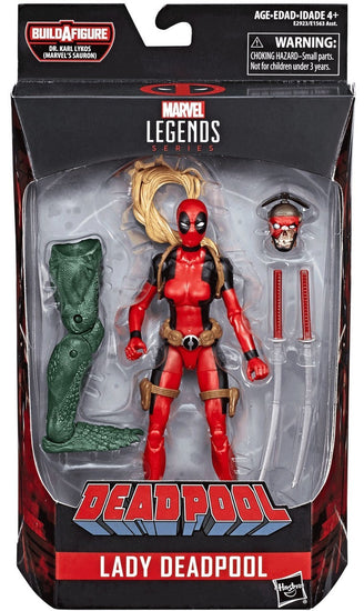 Deadpool Marvel Legends Lady Deadpool Figure (Sauron BAF)